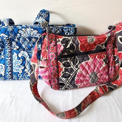 Lot #111 Vera Bradley Crossbody Bag and Blue Lagoon Handle bag