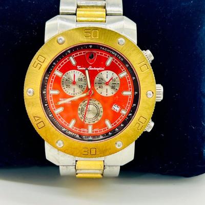 Tonino Lamborghini Two Tone Chronograph watch