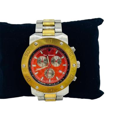 Tonino Lamborghini Two Tone Chronograph watch | EstateSales.org