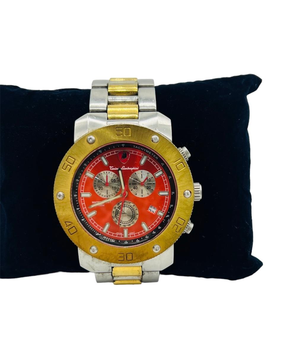 Tonino Lamborghini Two Tone Chronograph watch | EstateSales.org