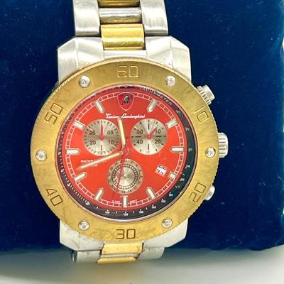 Tonino Lamborghini Two Tone Chronograph watch