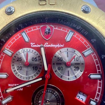 Tonino Lamborghini Two Tone Chronograph watch