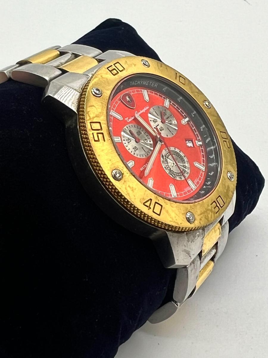 Tonino Lamborghini Two Tone Chronograph watch | EstateSales.org