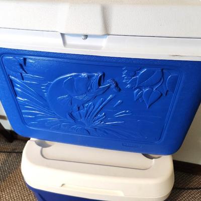 Lot #112 Lot of 2 Good Ice Chests - Igloo and Rubbermaid