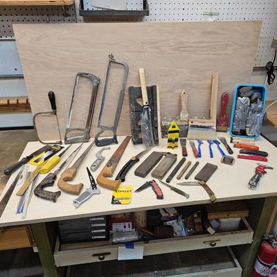 Hack Saws, Key Hole, Knives, Stones, Scrapers & More (WS-JS)
