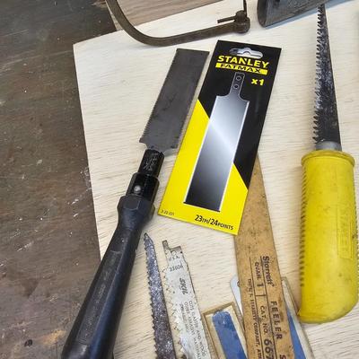 Hack Saws, Key Hole, Knives, Stones, Scrapers & More (WS-JS)