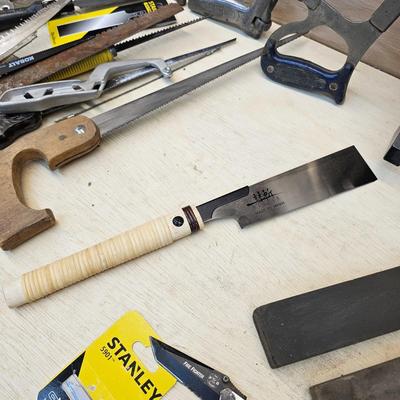 Hack Saws, Key Hole, Knives, Stones, Scrapers & More (WS-JS)
