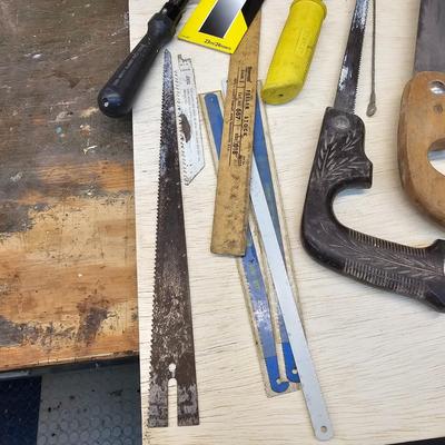 Hack Saws, Key Hole, Knives, Stones, Scrapers & More (WS-JS)