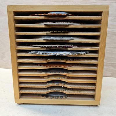 Miter and Table Saw Blades & Holder (WS-JS)