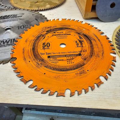 Miter and Table Saw Blades & Holder (WS-JS)