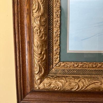 Framed Artwork of Bath United Church of Christ in Bath, Ohio