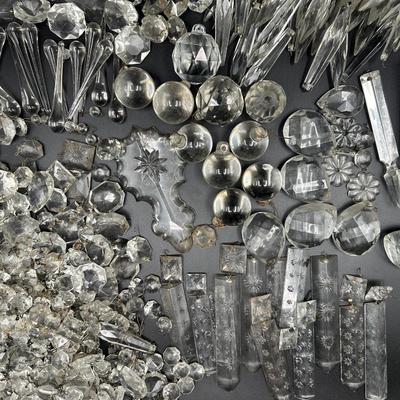 Variety of Crystal Chandelier Prisms