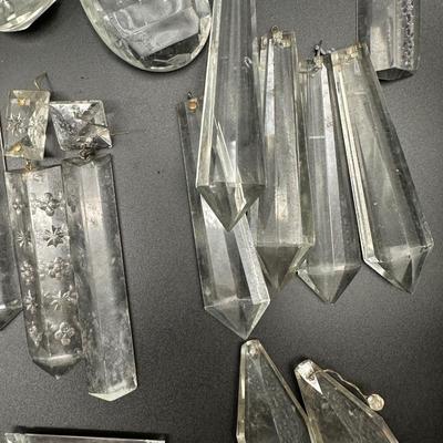 Variety of Crystal Chandelier Prisms