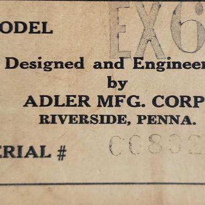 Two Adler MFG Corp. Speakers (LR-KD)