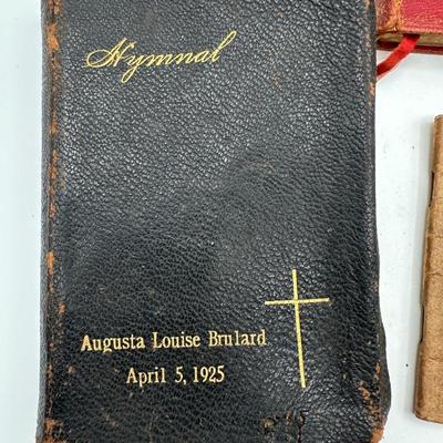 Antique Pocket Size Religious Books