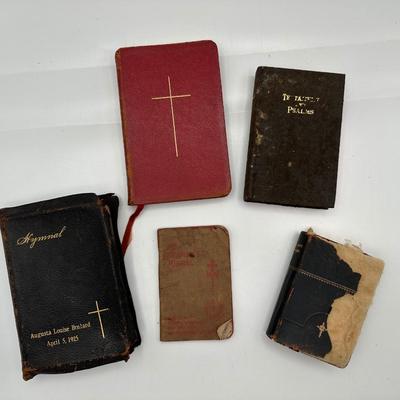 Antique Pocket Size Religious Books