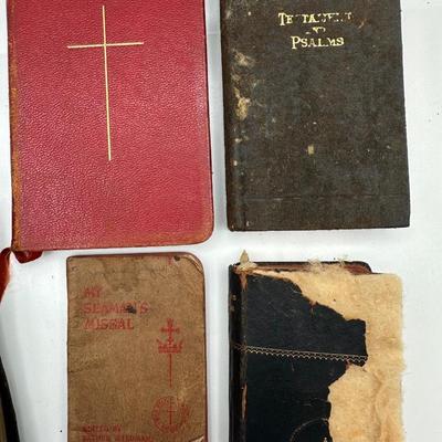 Antique Pocket Size Religious Books