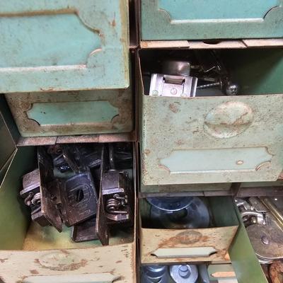 Vintage Metal Storage Bins & More (WS-JS)