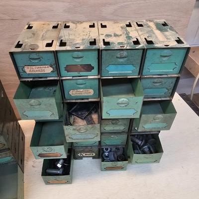 Vintage Metal Storage Bins & More (WS-JS)