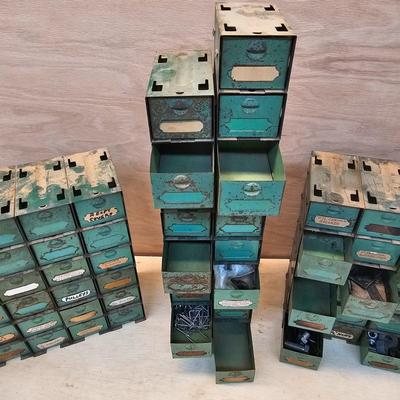 Vintage Metal Storage Bins & More (WS-JS)