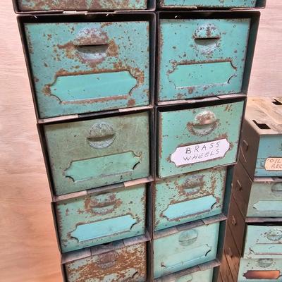 Vintage Metal Storage Bins & More (WS-JS)