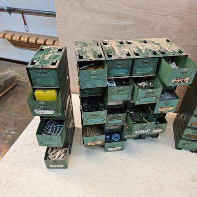 Vintage Metal Storage Bins & More (WS-JS)
