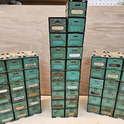 Vintage Metal Storage Bins & More (WS-JS)
