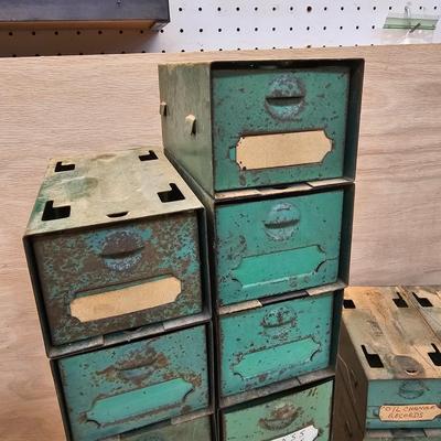 Vintage Metal Storage Bins & More (WS-JS)