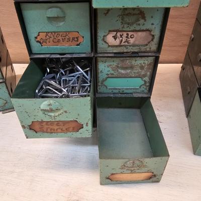 Vintage Metal Storage Bins & More (WS-JS)