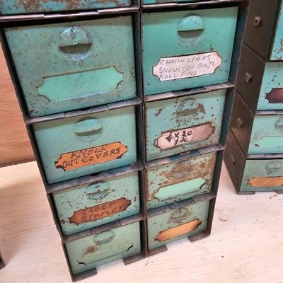 Vintage Metal Storage Bins & More (WS-JS)