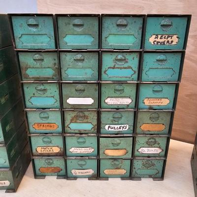 Vintage Metal Storage Bins & More (WS-JS)