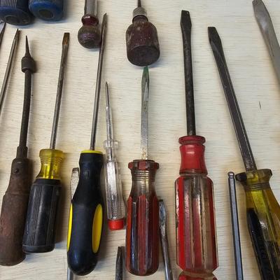 Assorted Phillips & Flathead Screwdrivers & More (WS-JS)