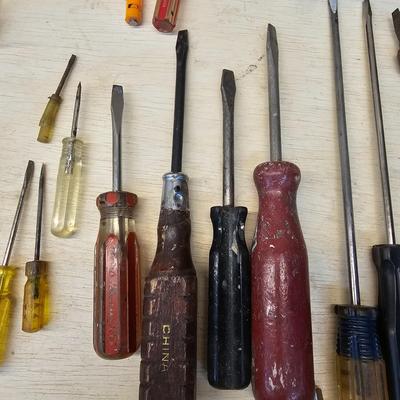 Assorted Phillips & Flathead Screwdrivers & More (WS-JS)