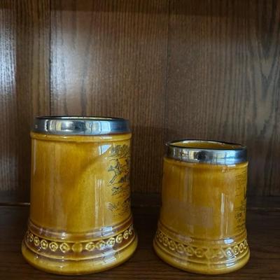 Two Lord Nelson Pottery Decorative Mugs / Steins