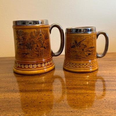 Two Lord Nelson Pottery Decorative Mugs / Steins