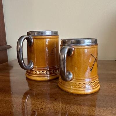 Two Lord Nelson Pottery Decorative Mugs / Steins