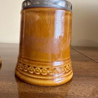 Two Lord Nelson Pottery Decorative Mugs / Steins