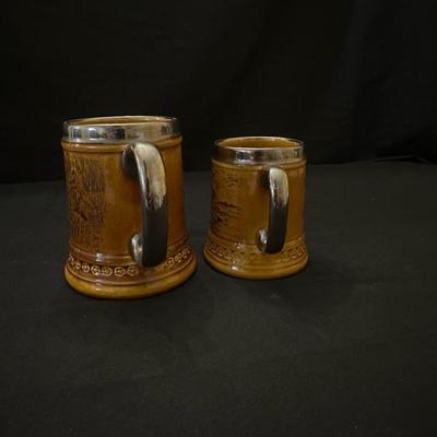 Two Lord Nelson Pottery Decorative Mugs / Steins