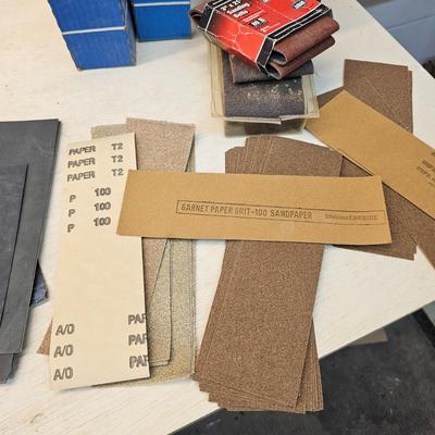 Sandpaper, Rolls, Sheets, Belts, & More (WS-JS)