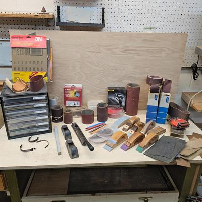 Sandpaper, Rolls, Sheets, Belts, & More (WS-JS)