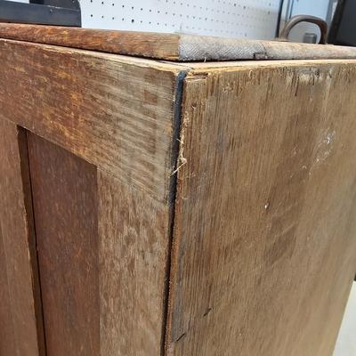 Vintage Melton Rhodes Co. Wooden File Drawer (WS-JS)