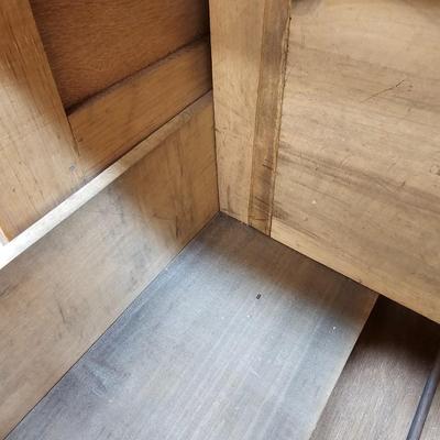 Vintage Melton Rhodes Co. Wooden File Drawer (WS-JS)