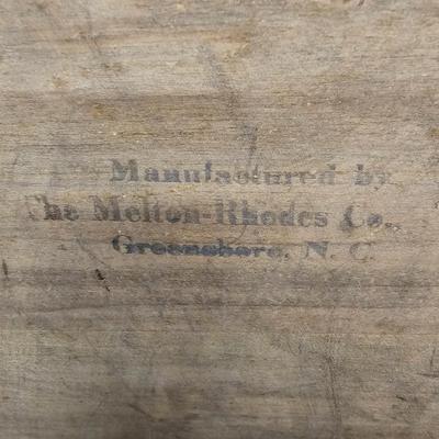 Vintage Melton Rhodes Co. Wooden File Drawer (WS-JS)