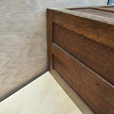 Vintage Melton Rhodes Co. Wooden File Drawer (WS-JS)