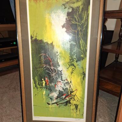 2 signed and numbered lithograph by Hoi