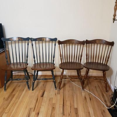 Four L. Hitchcock Chairs (DR-KD)