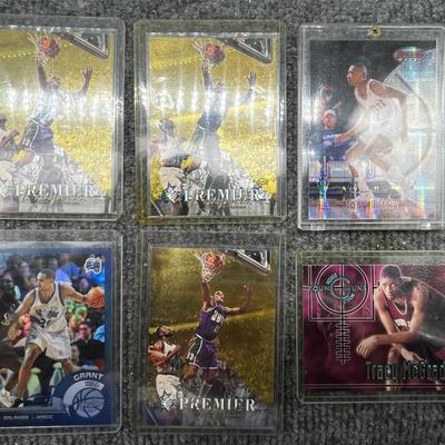 Group Basketball Cards Tracy McGrady, Grant Hill, Tony Battie, etc