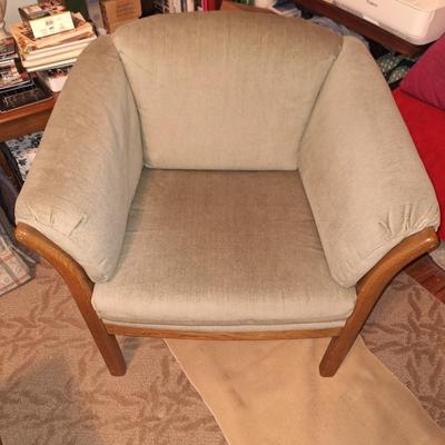 2 velvet queen oversized chairs