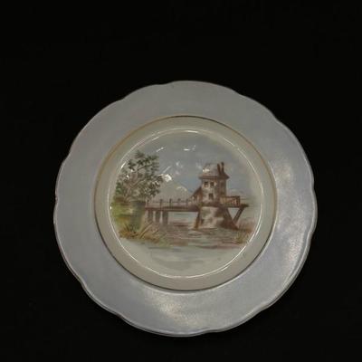 Lenox & McCoy Pitchers and Bowl with 3 Picturesque Plates
