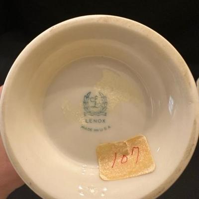 Lenox & McCoy Pitchers and Bowl with 3 Picturesque Plates